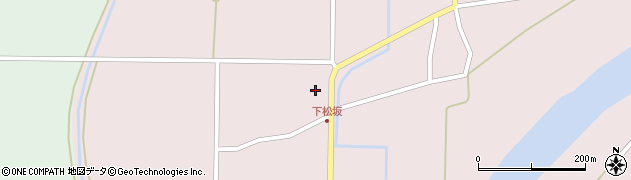 山形県戸沢村（最上郡）松坂（下松坂）周辺の地図