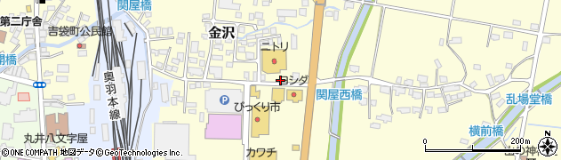 山形県新庄市金沢794周辺の地図