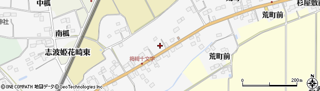 宮城県栗原市志波姫北郷周辺の地図