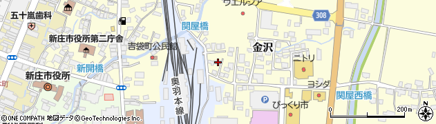 山形県新庄市金沢819周辺の地図