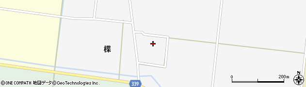 山形県鶴岡市楪早稲田周辺の地図