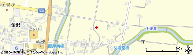 山形県新庄市金沢586周辺の地図