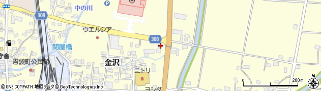 山形県新庄市金沢797周辺の地図