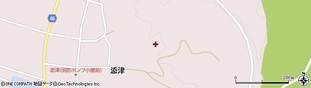 山形県庄内町（東田川郡）添津（杉ノ入）周辺の地図