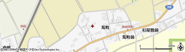宮城県栗原市志波姫北郷荒町63周辺の地図