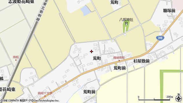 〒989-5605 宮城県栗原市志波姫北郷の地図