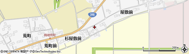 宮城県栗原市志波姫北郷屋敷前50周辺の地図