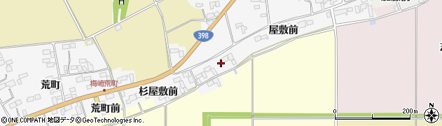 宮城県栗原市志波姫北郷屋敷前46周辺の地図