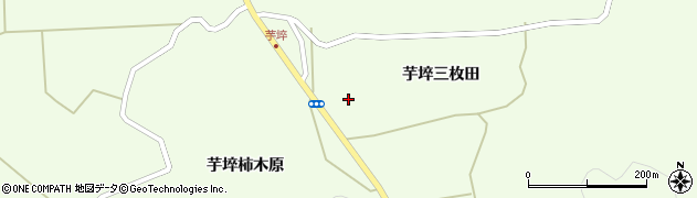宮城県栗原市築館芋埣仙能周辺の地図