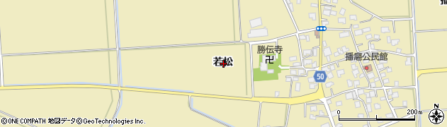 山形県鶴岡市播磨若松周辺の地図