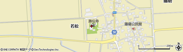 勝伝寺周辺の地図