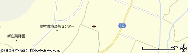 山形県新庄市金沢159周辺の地図