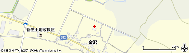 山形県新庄市金沢484周辺の地図