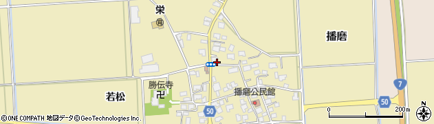 山形県鶴岡市播磨153周辺の地図