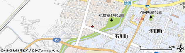 山形県新庄市桧町周辺の地図
