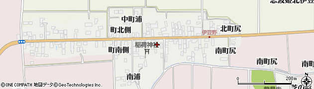 宮城県栗原市志波姫伊豆野周辺の地図