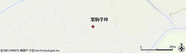 宮城県栗原市栗駒芋埣周辺の地図