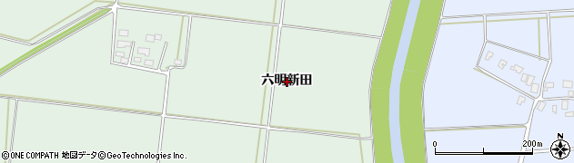 山形県鶴岡市大山（六明新田）周辺の地図