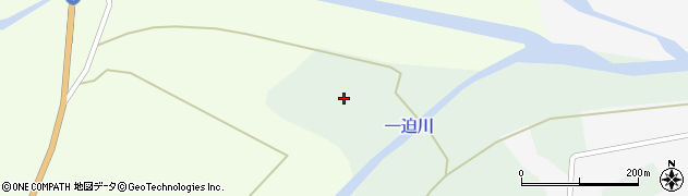 宮城県栗原市志波姫刈敷上袋周辺の地図