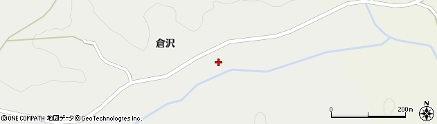 宮城県栗原市栗駒芋埣（新倉沢）周辺の地図
