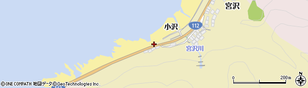 山形県鶴岡市宮沢（小沢）周辺の地図
