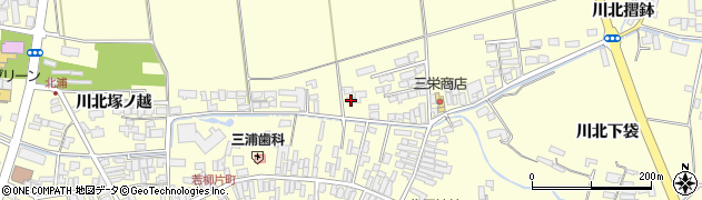 宮城県栗原市若柳川北片町裏1周辺の地図