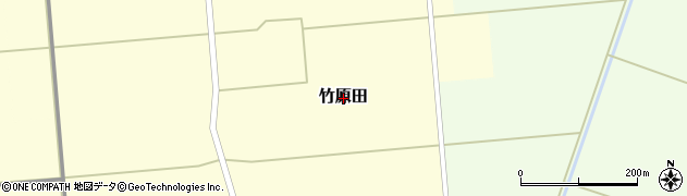山形県三川町（東田川郡）竹原田周辺の地図
