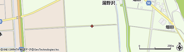 山形県鶴岡市湯野沢（新田）周辺の地図