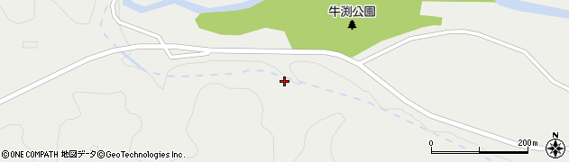 宮城県栗原市一迫川口内山周辺の地図