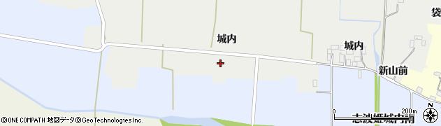 宮城県栗原市志波姫伊豆野（城内前）周辺の地図