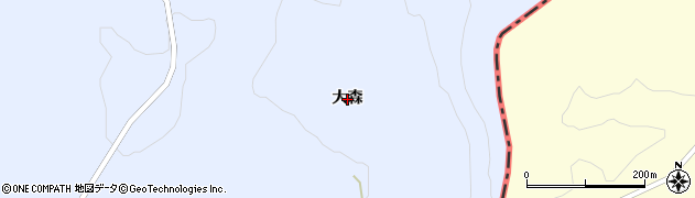 岩手県一関市花泉町永井（大森）周辺の地図