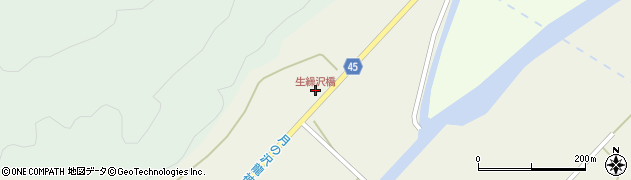 生繰沢橋周辺の地図