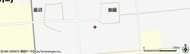 山形県三川町（東田川郡）加藤（高山）周辺の地図