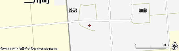 山形県三川町（東田川郡）菱沼（村上）周辺の地図