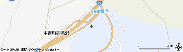 宮城県気仙沼市本吉町中島243周辺の地図