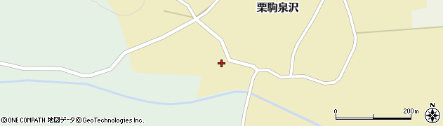 宮城県栗原市栗駒泉沢（西沢）周辺の地図