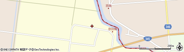 山形県鶴岡市三和下京田周辺の地図
