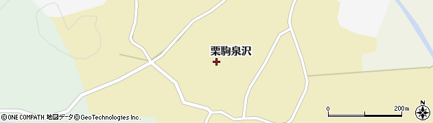 宮城県栗原市栗駒泉沢新山下周辺の地図