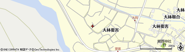 宮城県栗原市若柳大林要害45周辺の地図