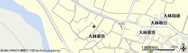 宮城県栗原市若柳大林要害47周辺の地図