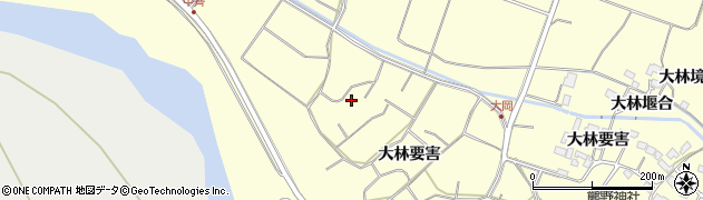 宮城県栗原市若柳大林要害11周辺の地図