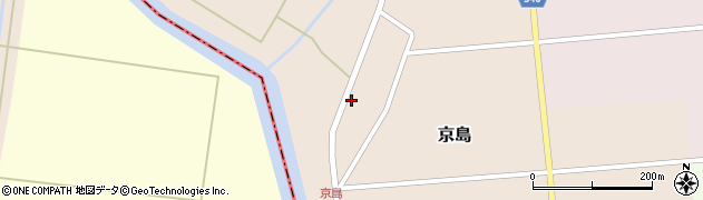 山形県庄内町（東田川郡）京島（京田）周辺の地図