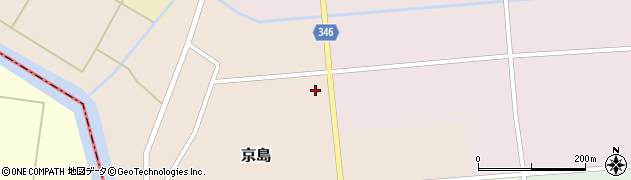 山形県東田川郡庄内町京島小麦畑4周辺の地図