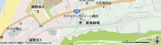 ホテルテトラリゾート鶴岡周辺の地図