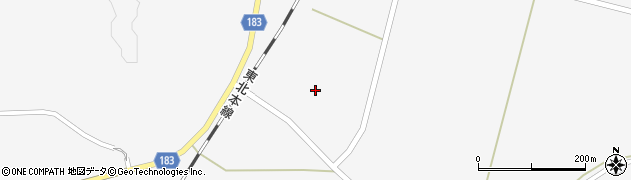 岩手県一関市花泉町油島西小田52周辺の地図