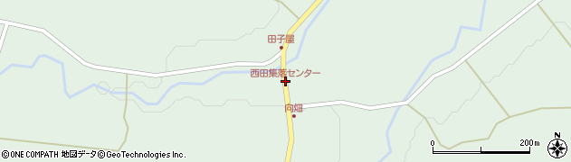 西田集落センター周辺の地図