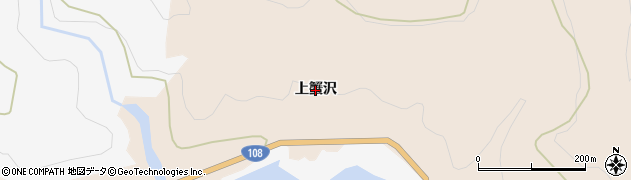 宮城県大崎市鳴子温泉鬼首（上蟹沢）周辺の地図