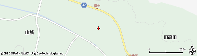 宮城県栗原市栗駒片子沢田高田西周辺の地図