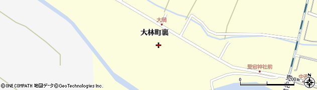 宮城県栗原市若柳大林町裏123周辺の地図