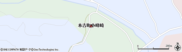 宮城県気仙沼市本吉町小峰崎周辺の地図